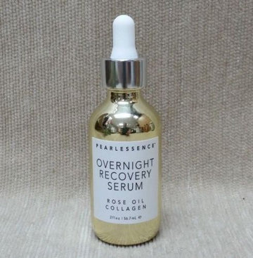 Pearlessence Overnight Recovery Serum Rose Oil Collagen 2 oz